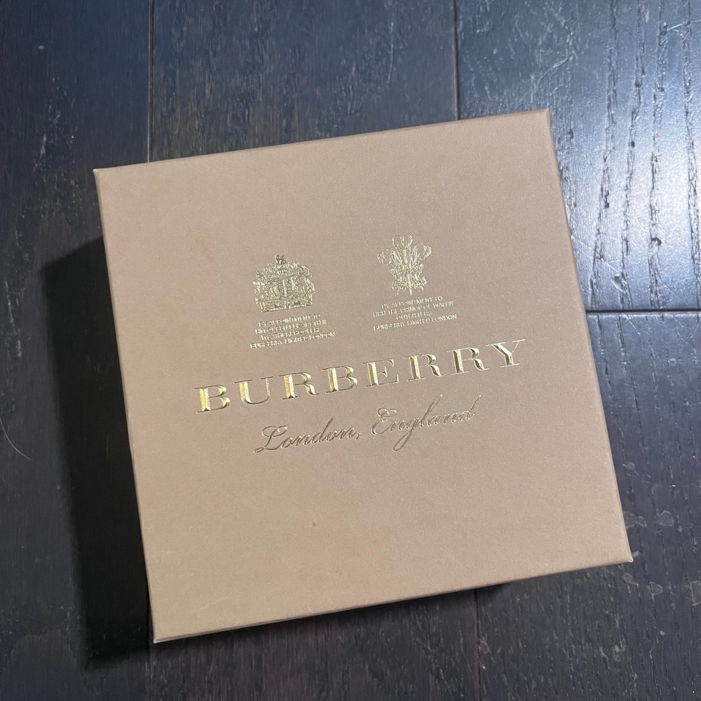 Burberry empty box brown empty box storage decoration classic jewelry